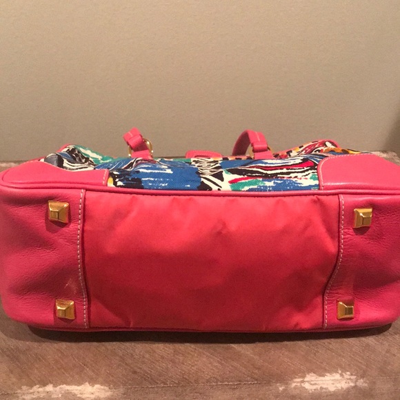 Prada Canapa St. Venez Shoulder Bag BR2520 RARE - Picture 5 of 7